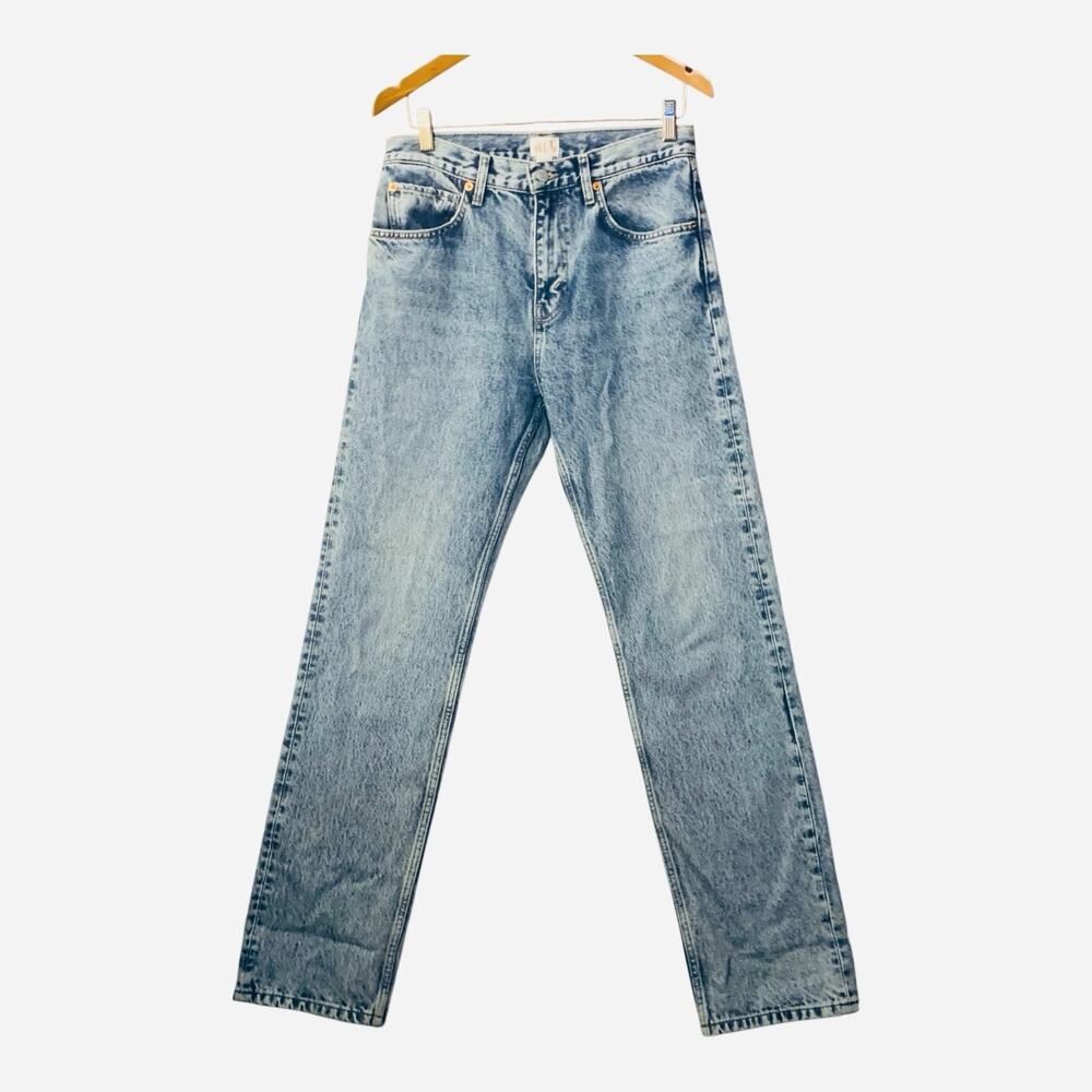 Re/Done Light Blue Straight Leg Jeans